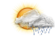Nubosidad moderada con posibles chubascos con lluvias