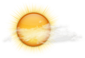 Mayormente soleado con algunas nubes altas