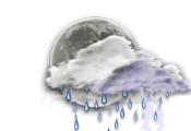 Nubosidad moderada con posibles chubascos con precipitaciones, posibilidad de tormentas