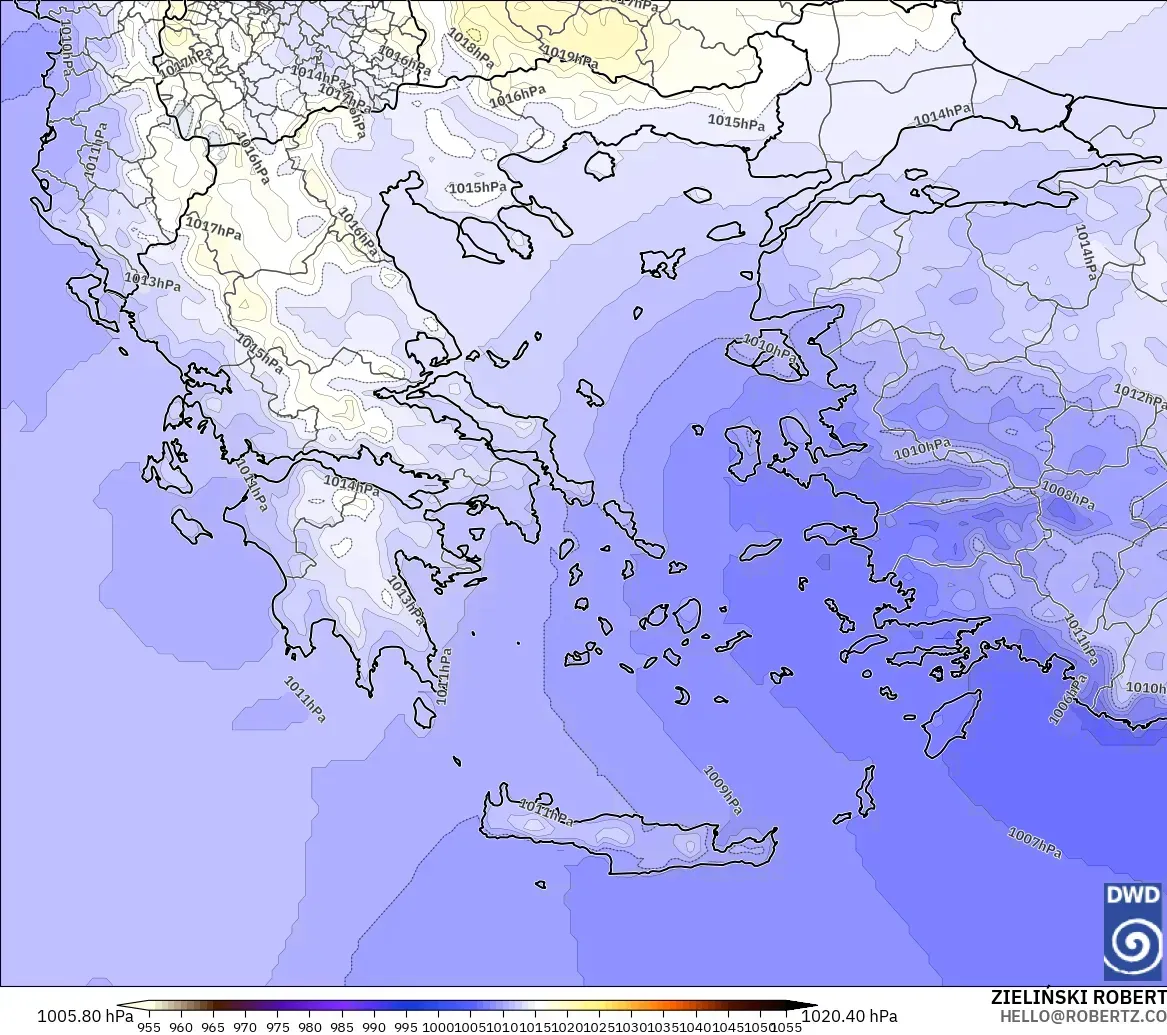 ICON modelo - Grecia, Presión