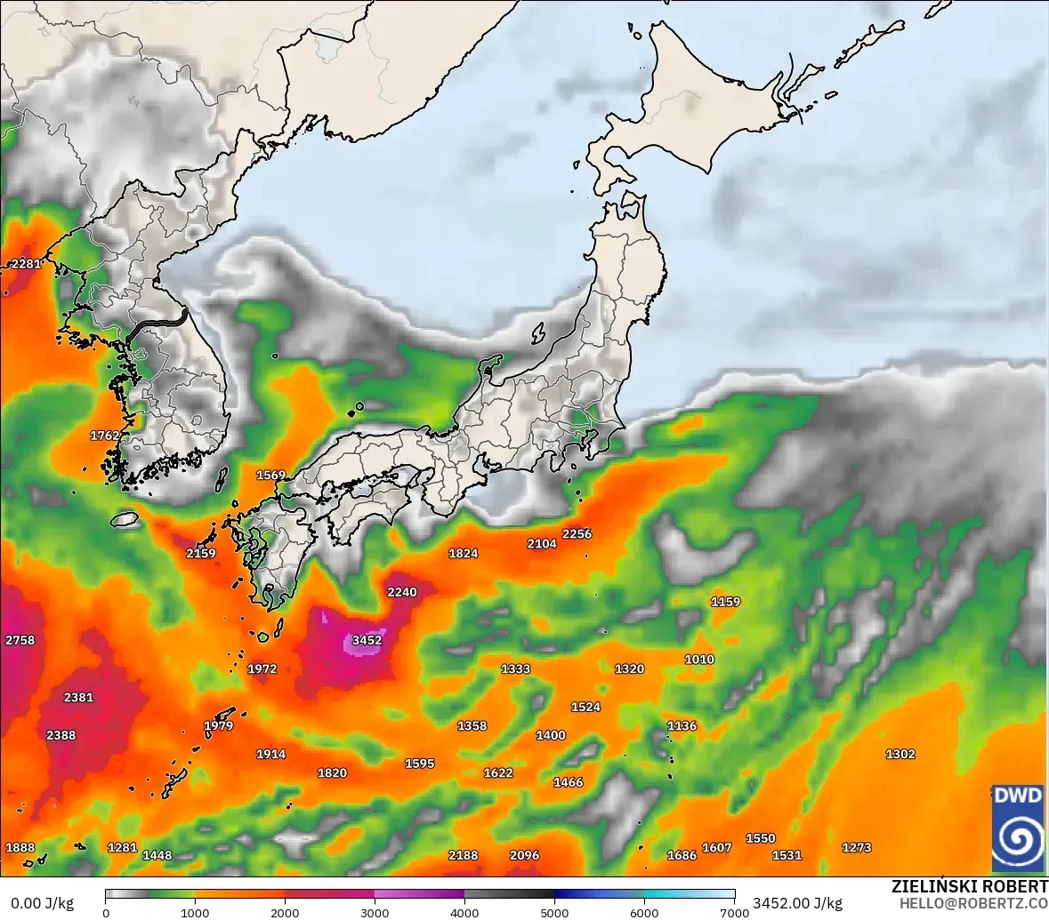 ICON modelo - Japón, CAPE