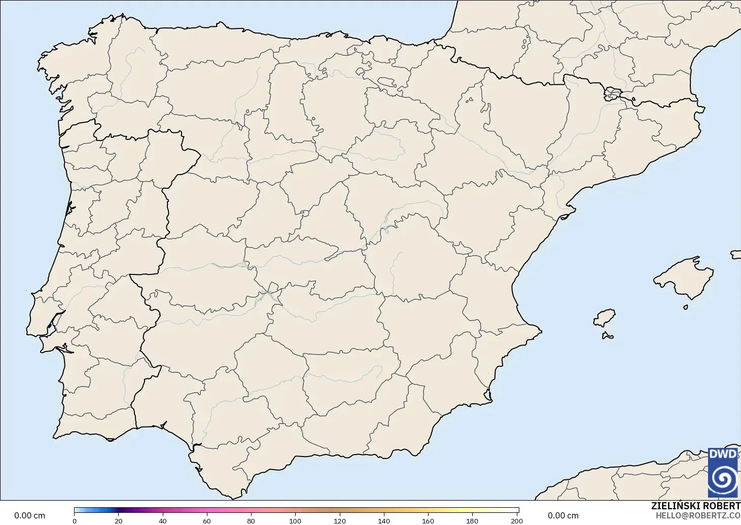 ICON modelo - España, Profundidad de nieve