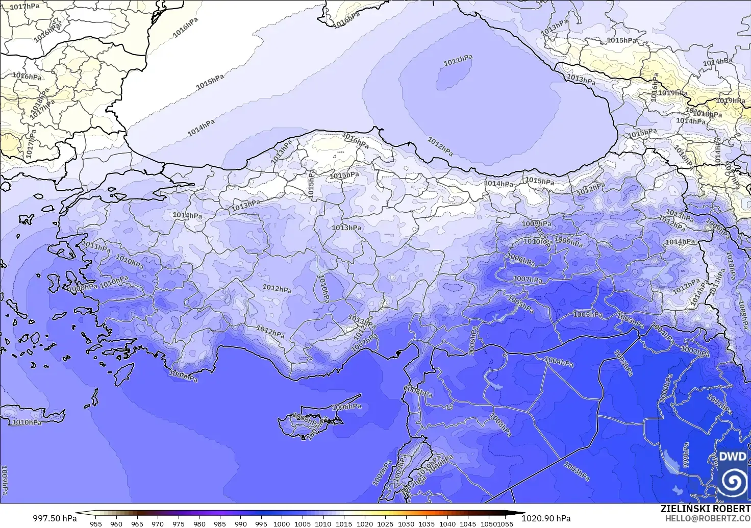 ICON modelo - Turquía, Presión
