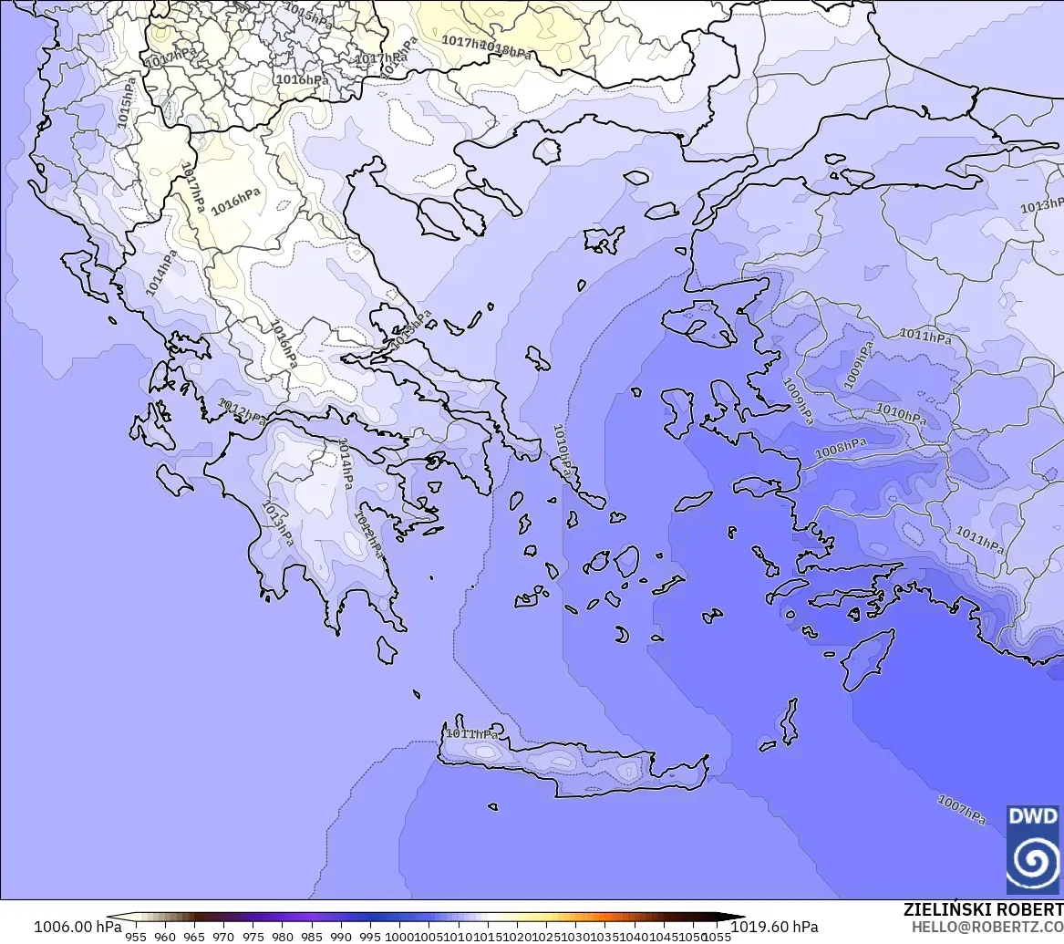ICON modelo - Grecia, Presión