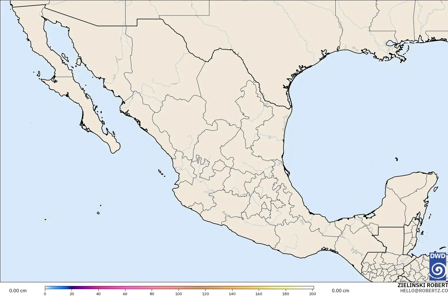 ICON modelo - México, Profundidad de nieve