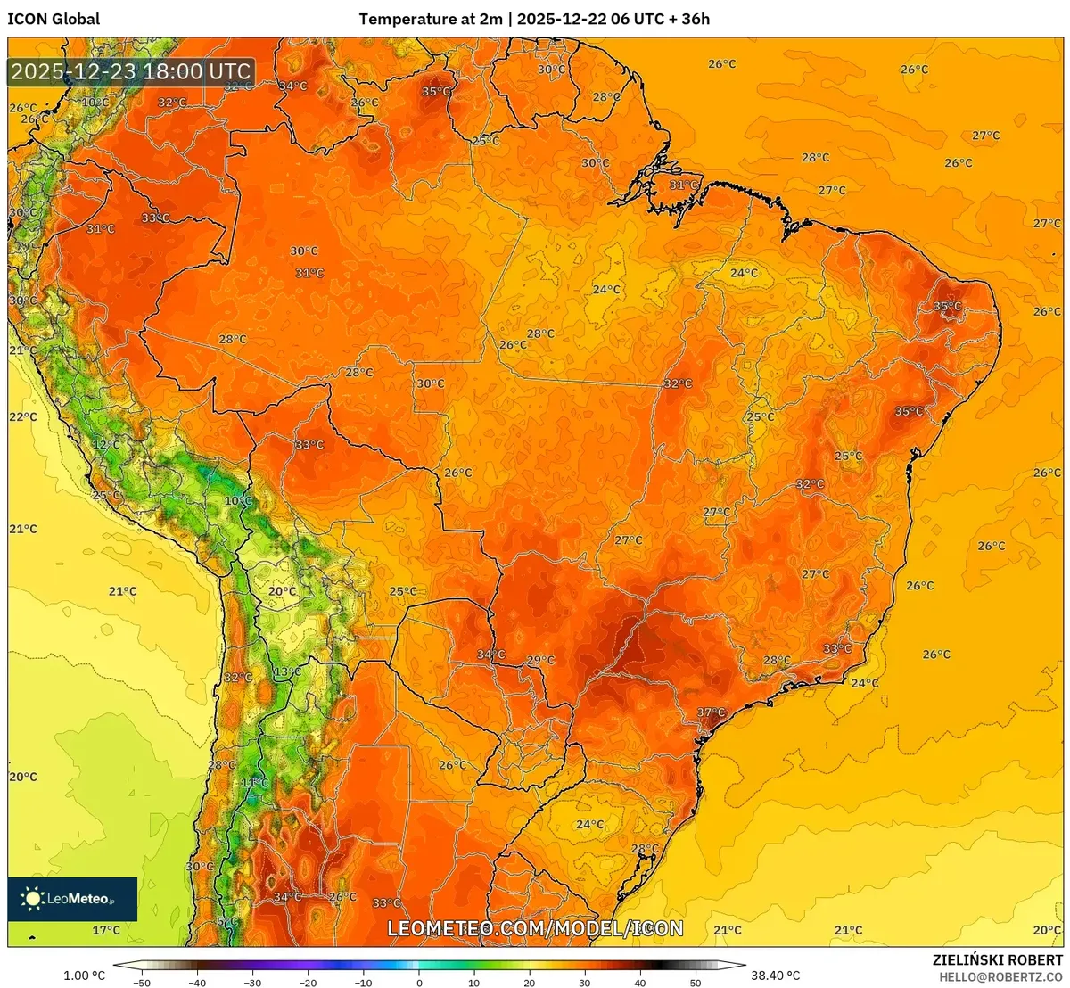 Pronóstico del clima cálido de Lima 2025-12-