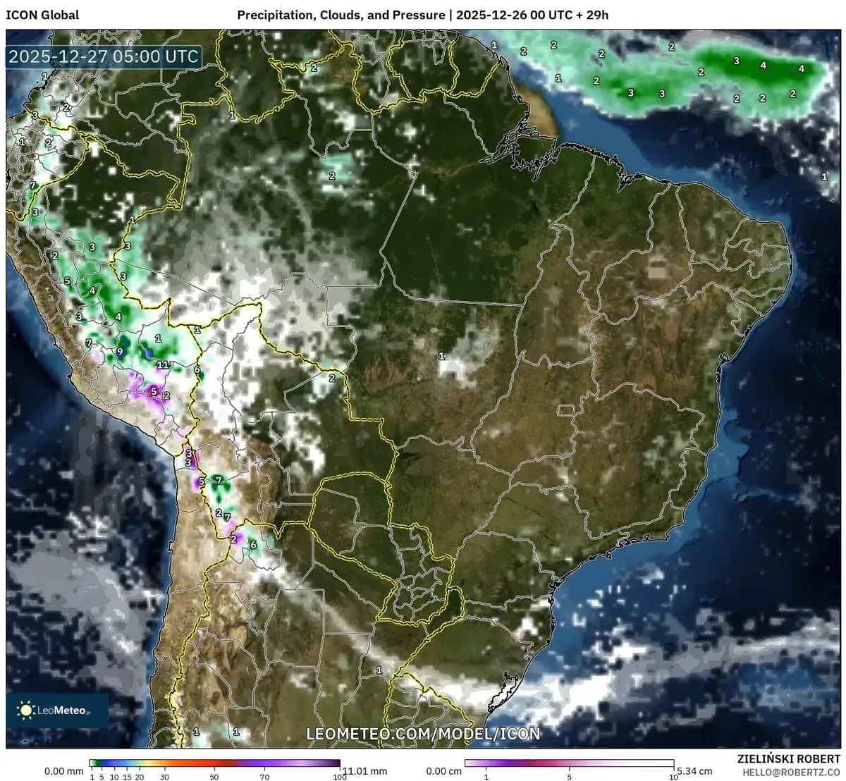 Pronóstico del tiempo de día soleado – Cielos claros y temperaturas cálidas el 2025-12-26 en Brasil
