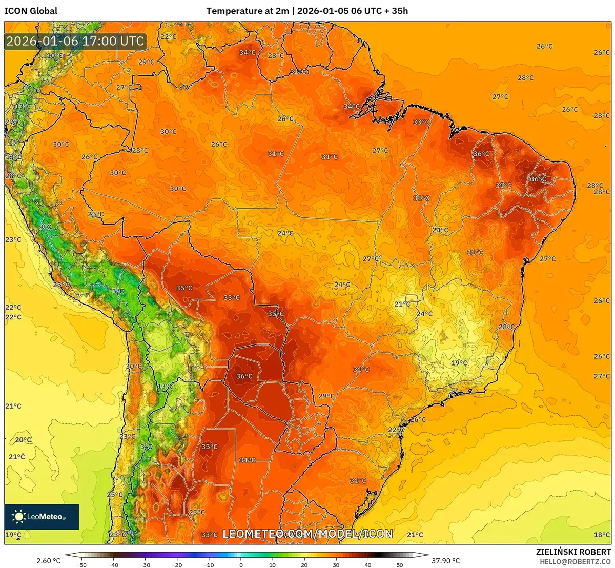 Calor del mediodía en Lima 6 de enero de 2026