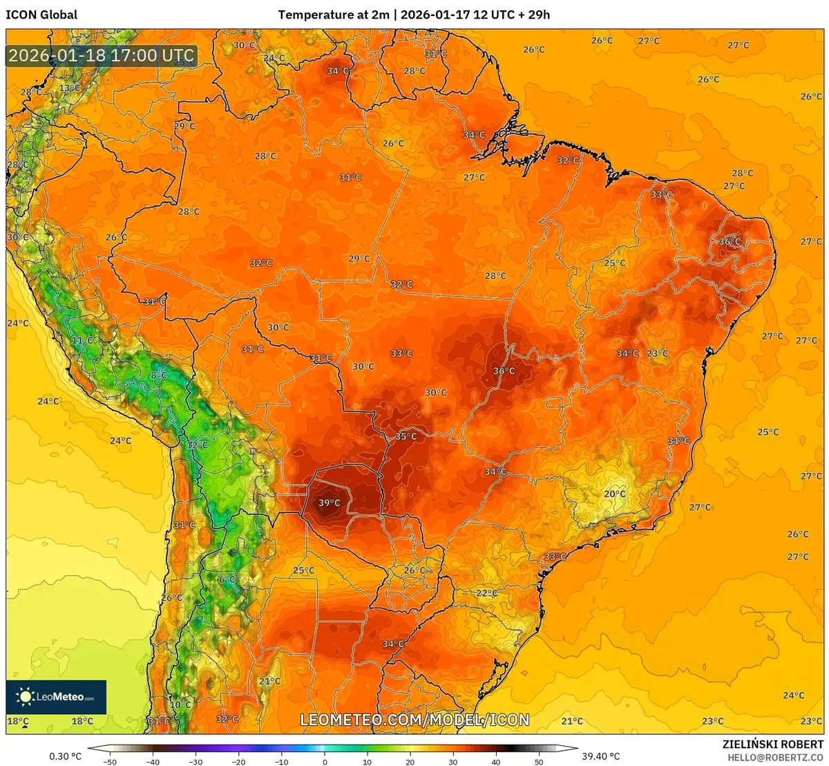 Temperatura Máxima en Lima – 18 de Enero de 2026