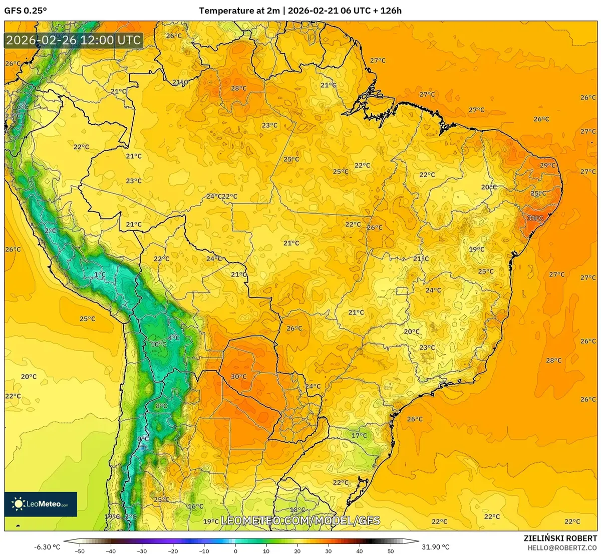Temperaturas cálidas en la tarde en Lima, 26 de febrero de 2026