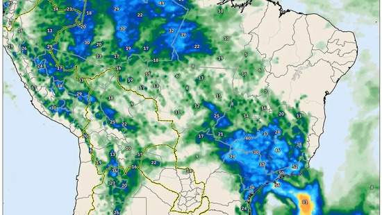 31 de enero de 2026 – Calor costero vs. lluvias andinas: máximas de 26°C y chubascos de 10 mm